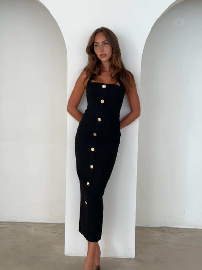 LASANDRA DRESS - BLACK