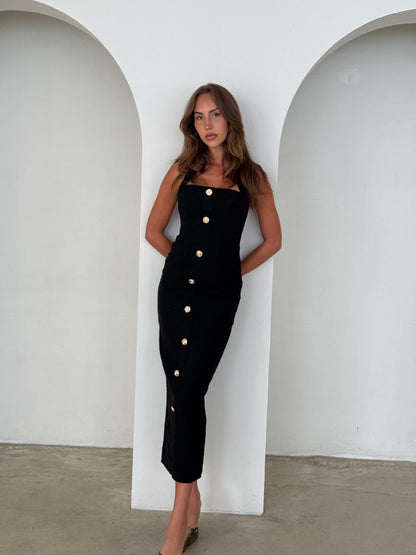 LASANDRA DRESS - BLACK