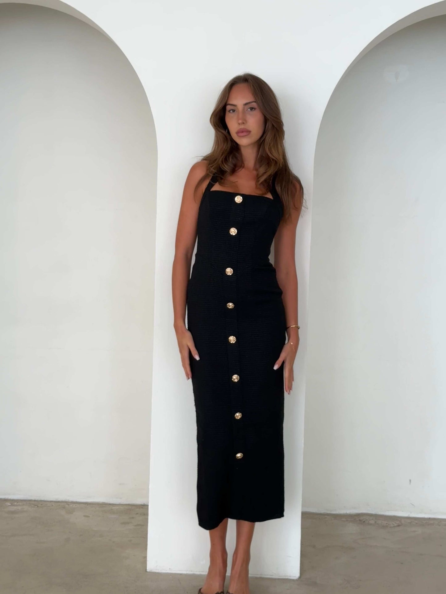 LASANDRA DRESS - BLACK