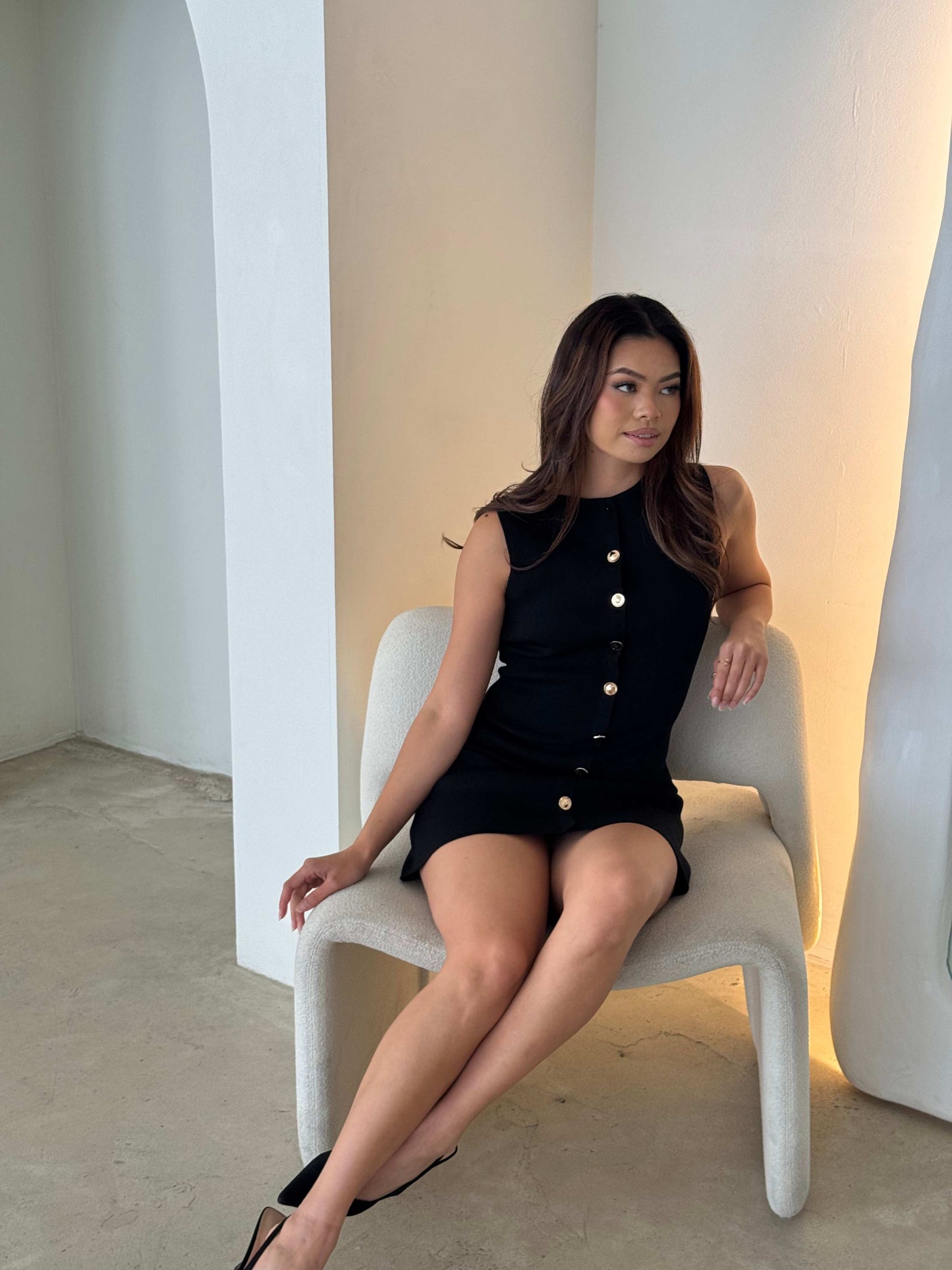 LISAN DRESS - BLACK