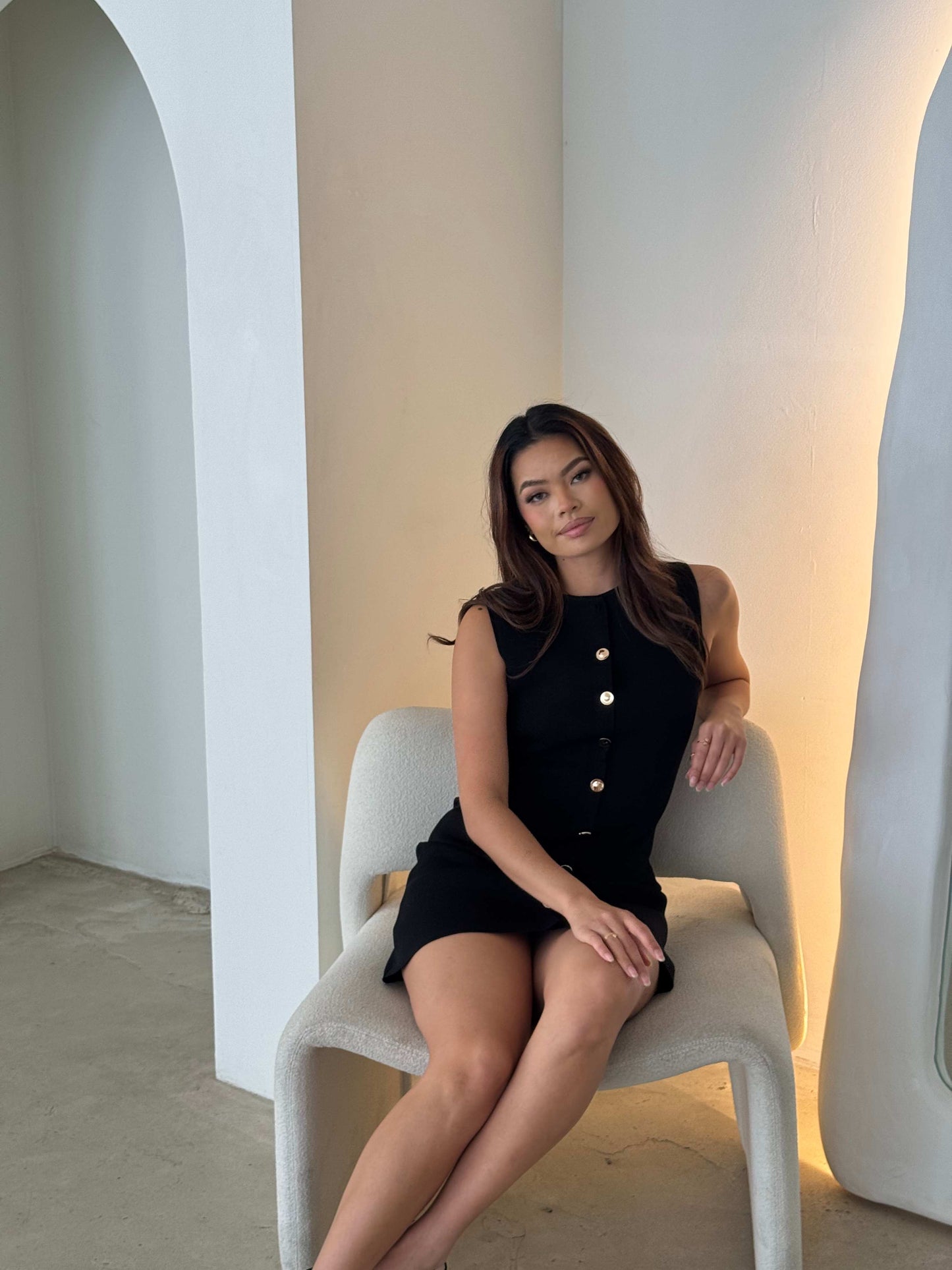 LISAN DRESS - BLACK