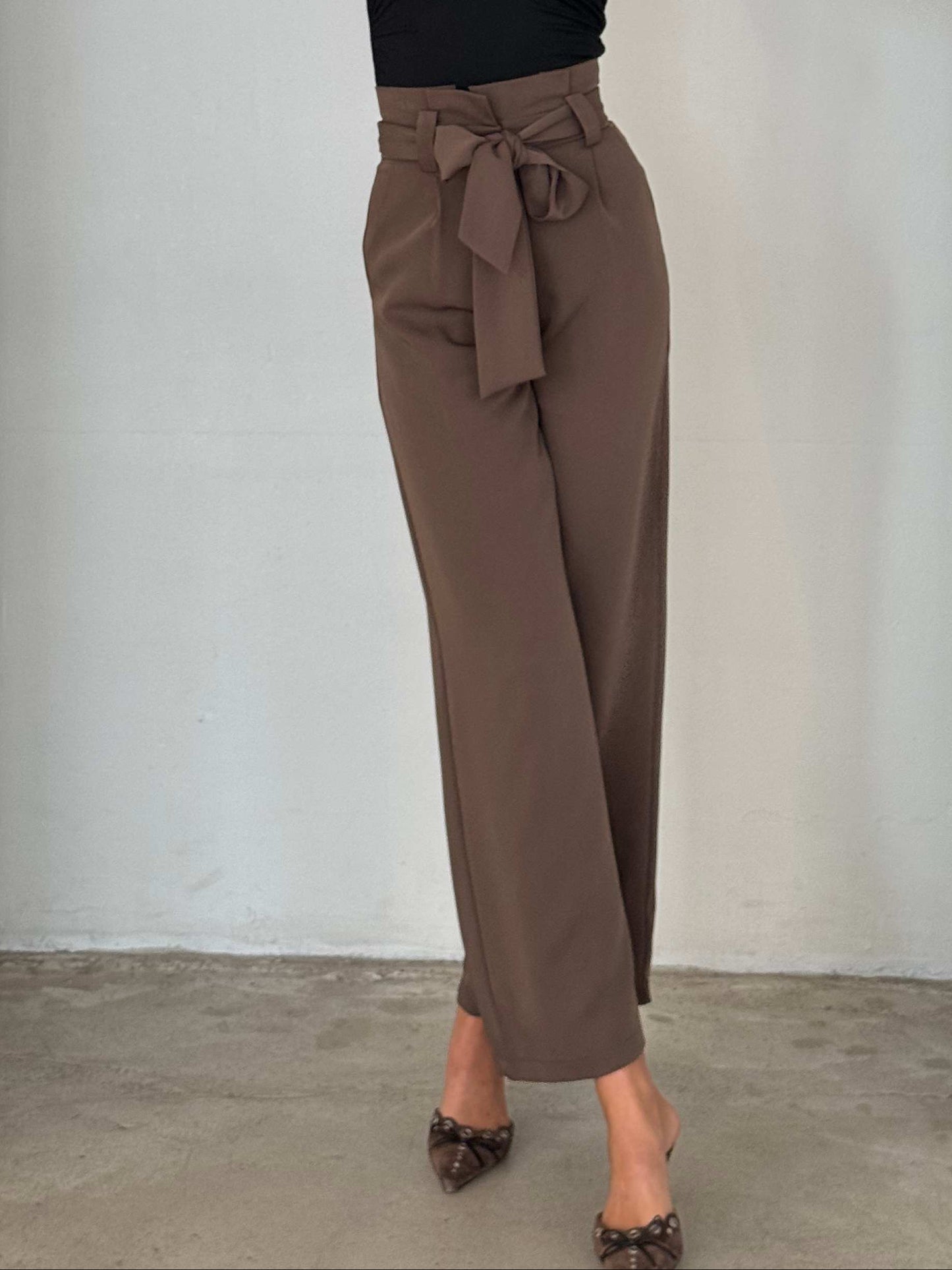 KALEEN PANTS - AHSBROWN