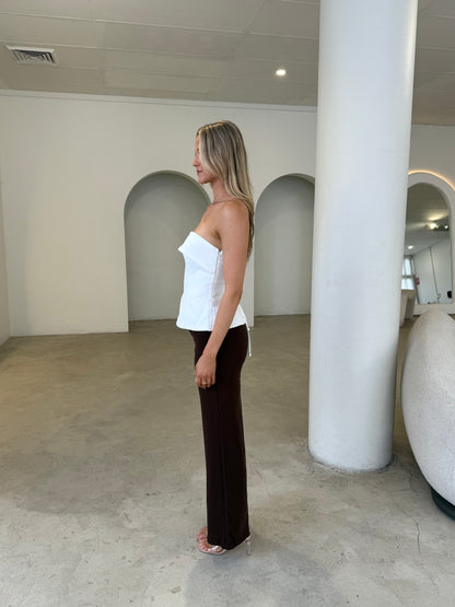 ISABELLA PANTS - CHOCOLATE