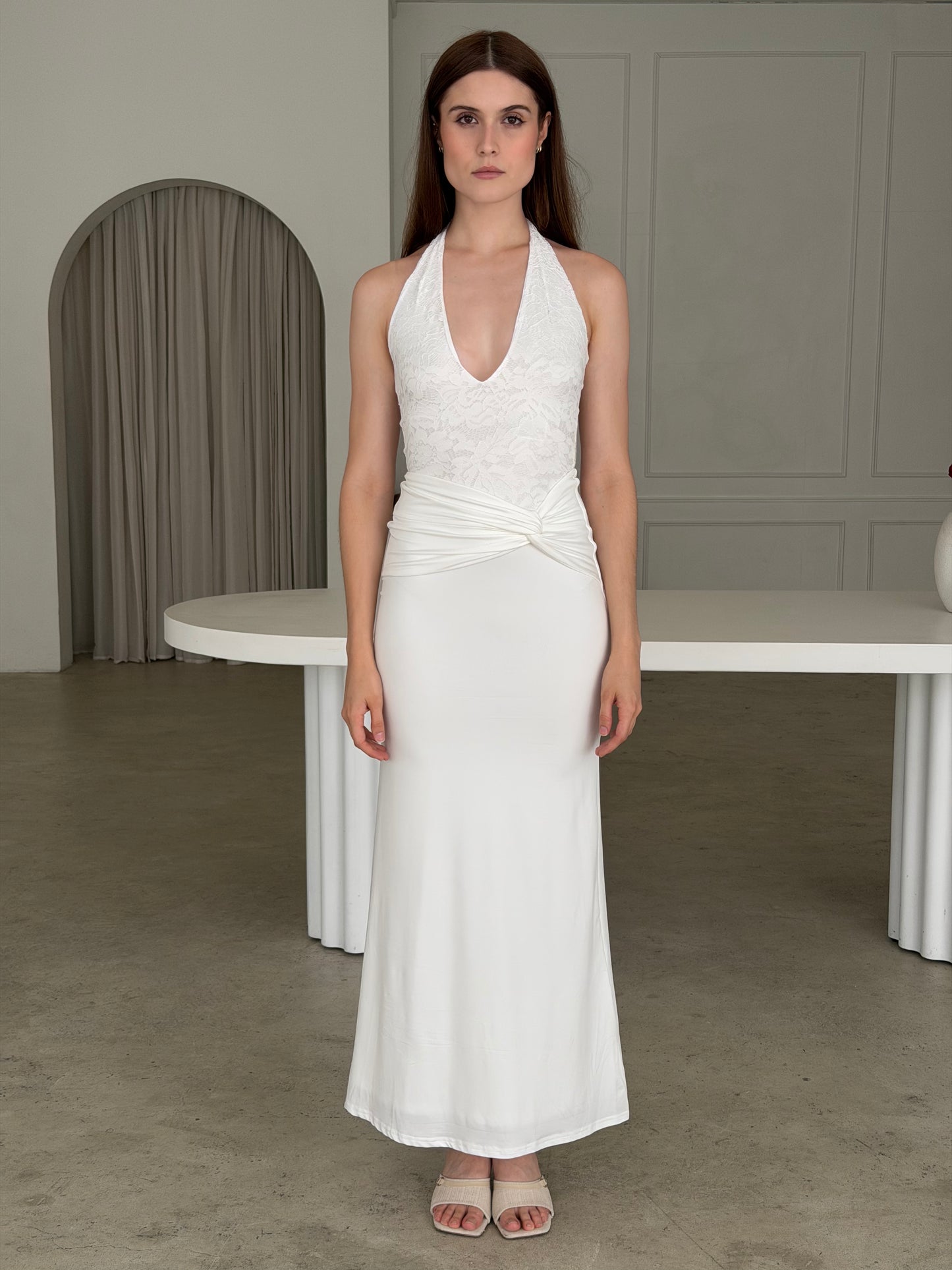 JUNIE DRESS - WHITE