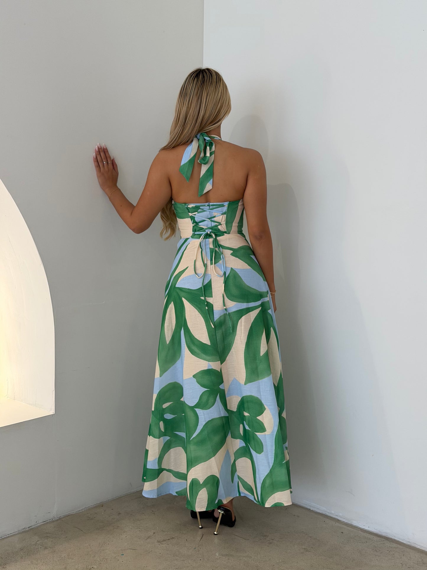MAIA DRESS - GREEN
