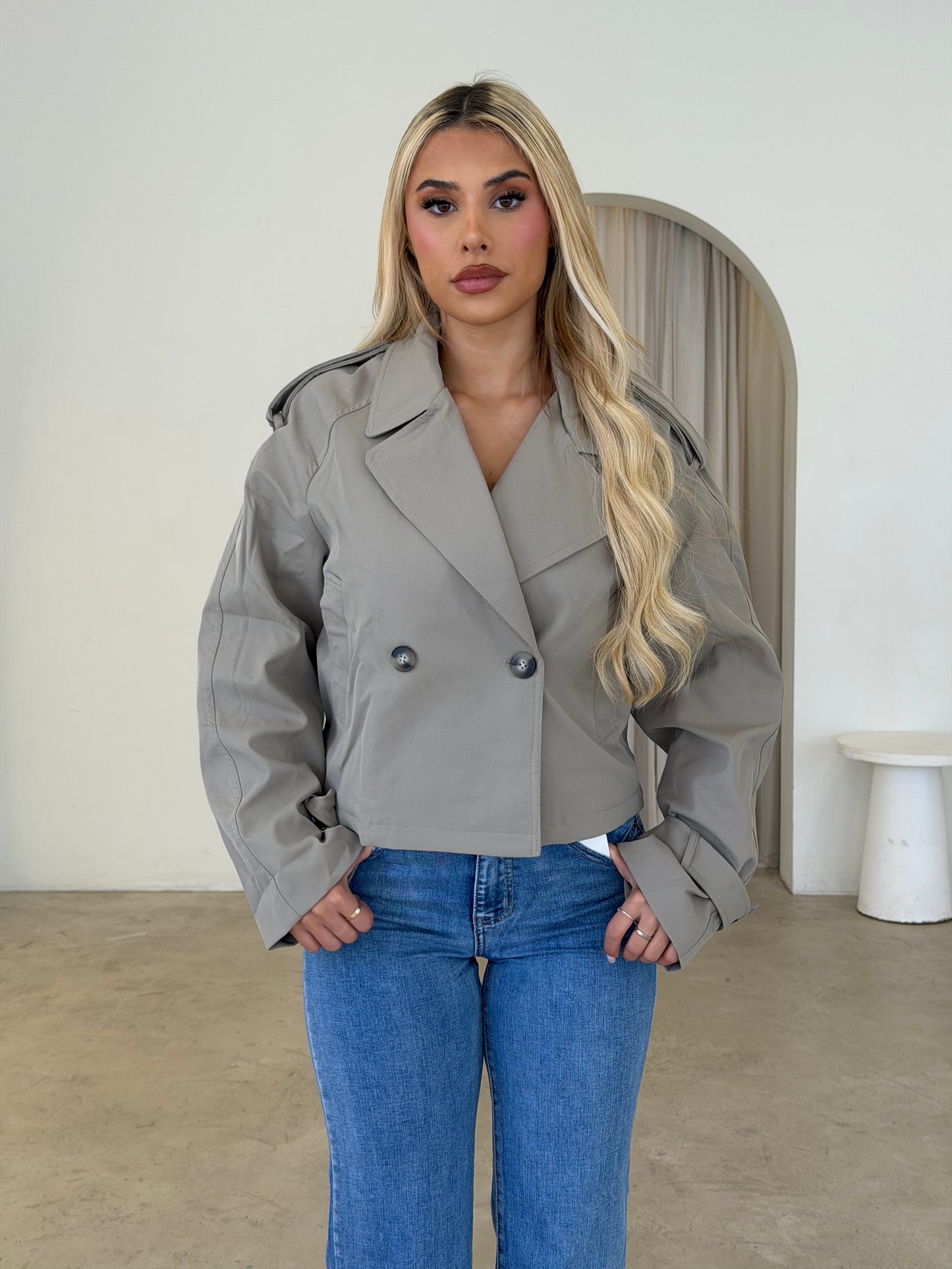 TESSA JACKET - KHAKI