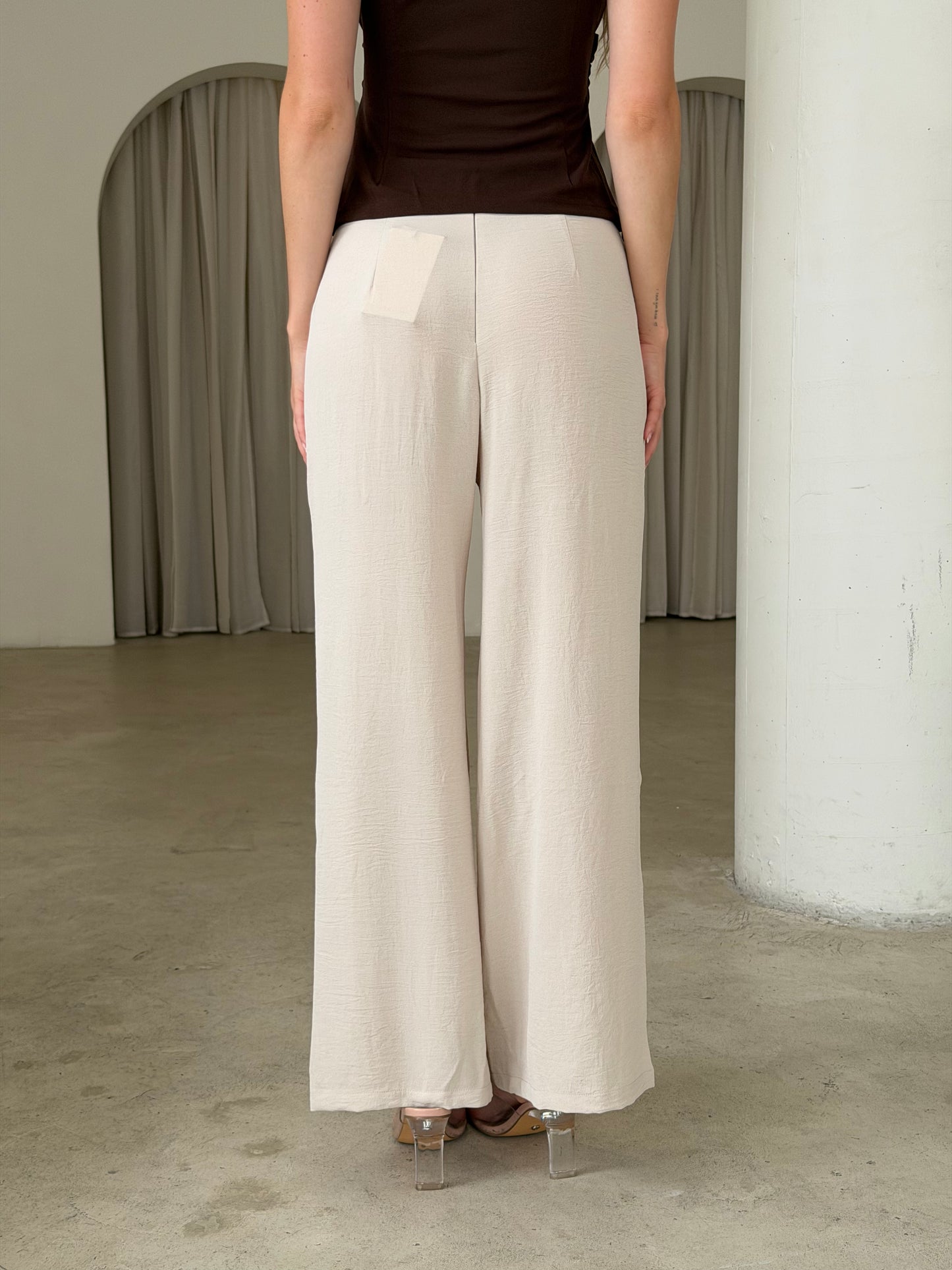 ELISA PANTS - BEIGE