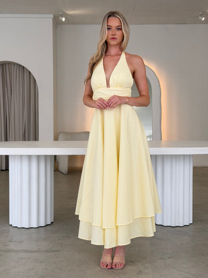 SASHA DRESS - LEMON