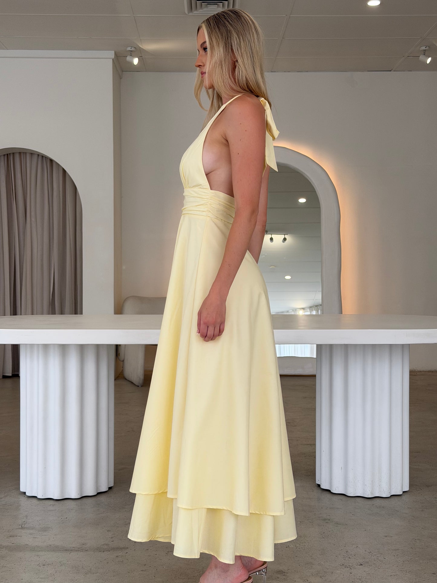 SASHA DRESS - LEMON