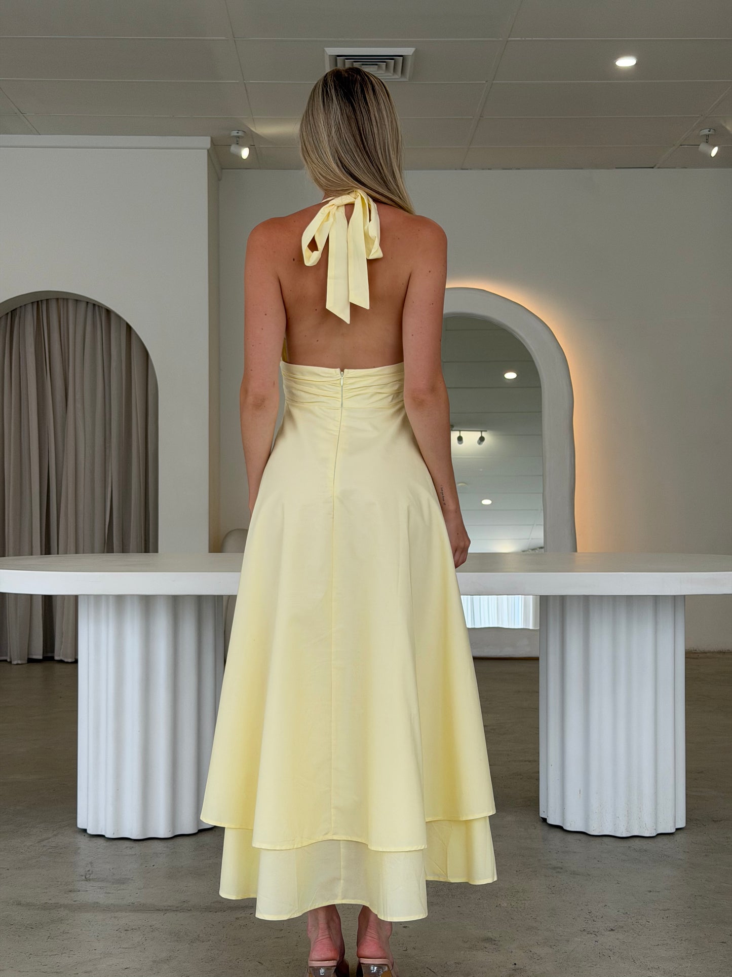 SASHA DRESS - LEMON