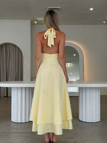 SASHA DRESS - LEMON