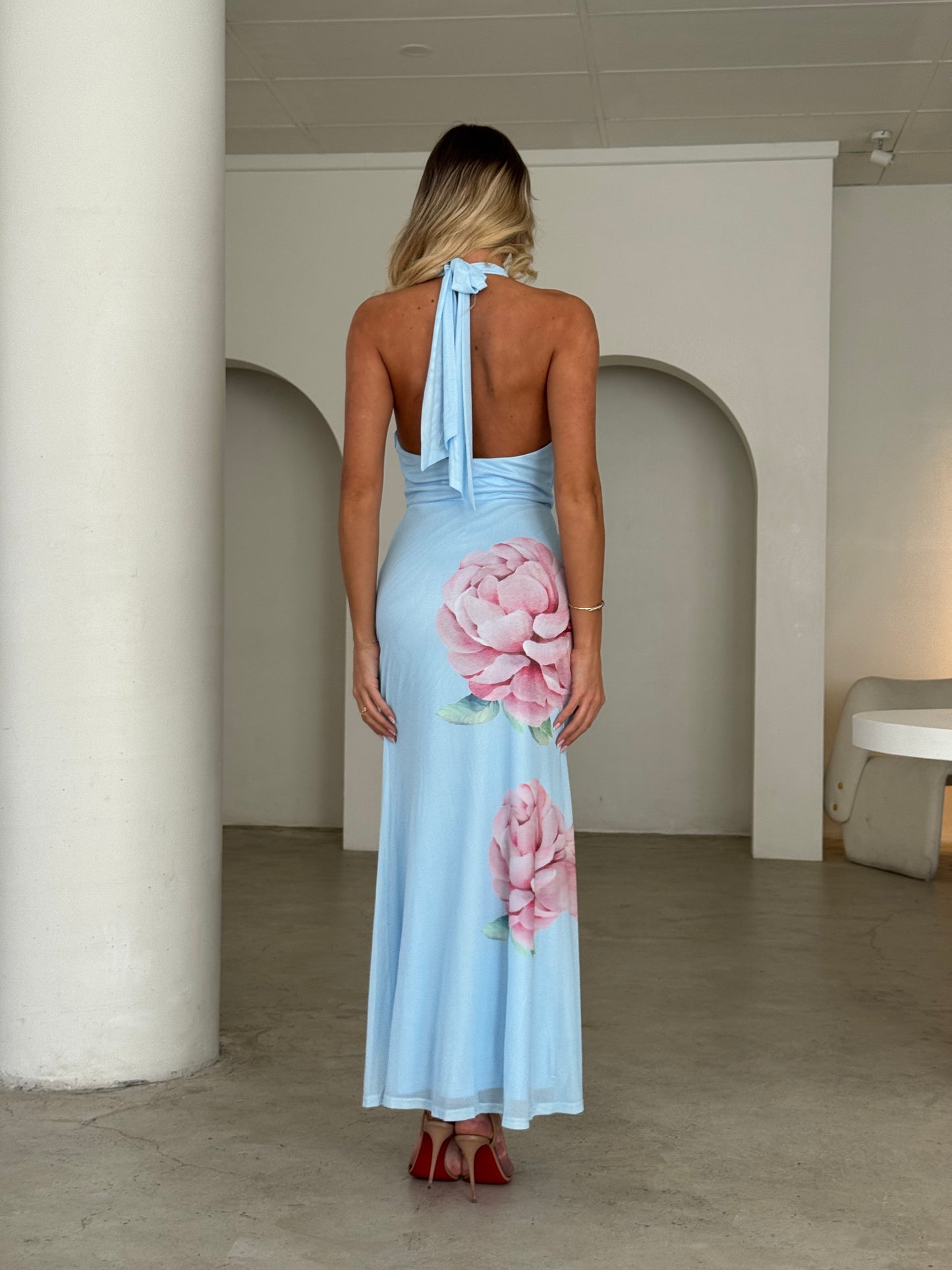 CHARLOTTE DRESS - BLUE