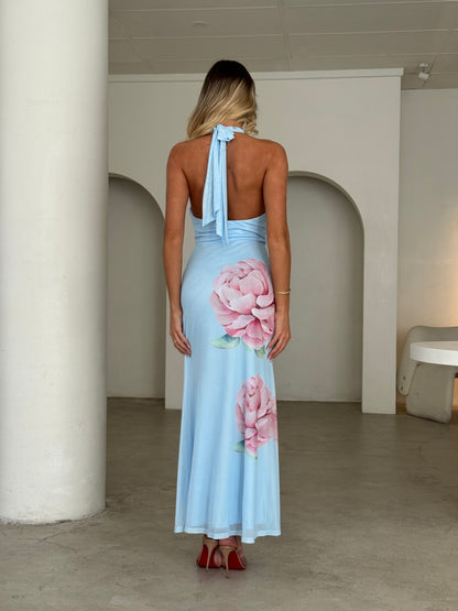 CHARLOTTE DRESS - BLUE