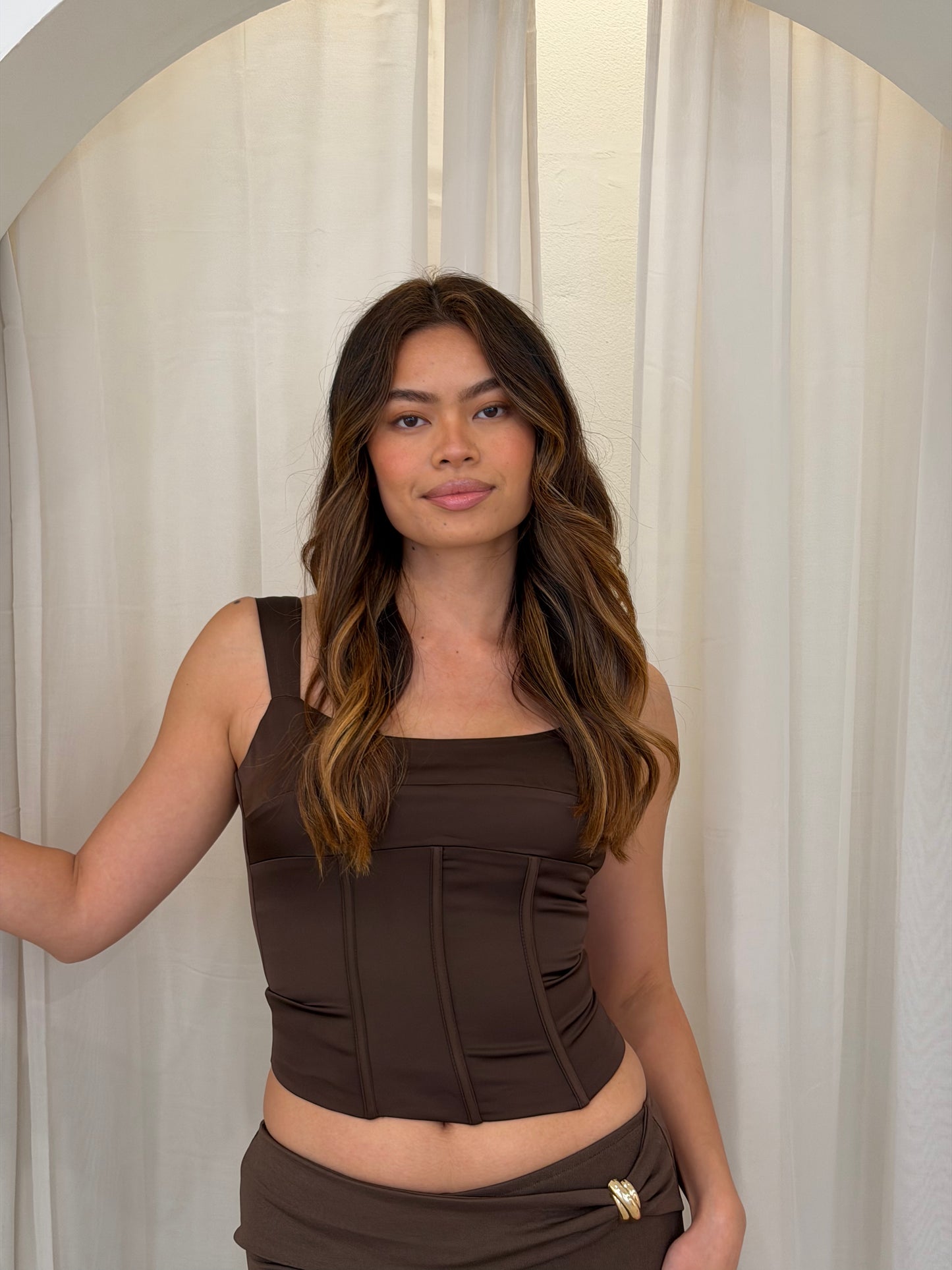LUVA TOP - BROWN