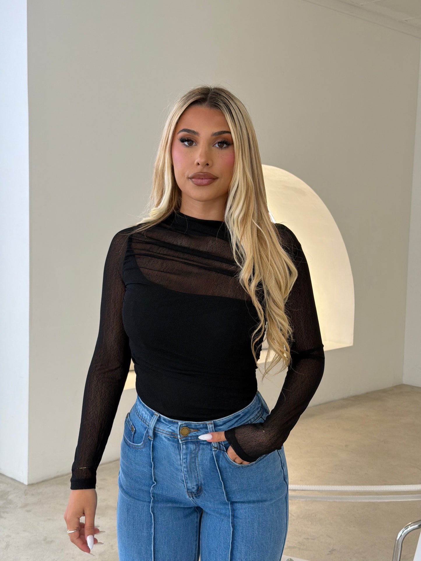 BIANCA TOP - BLACK