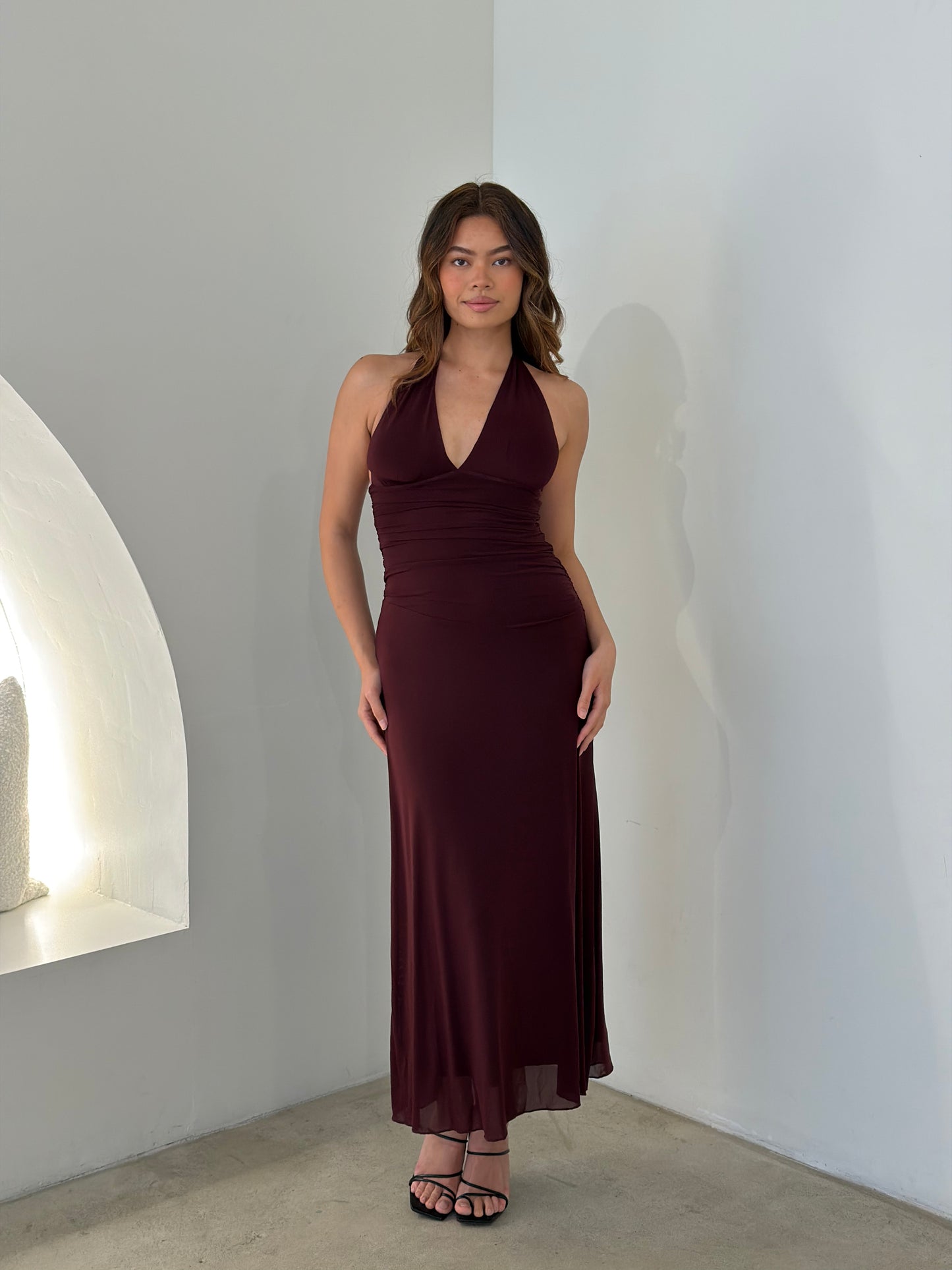 AYA DRESS - WINE