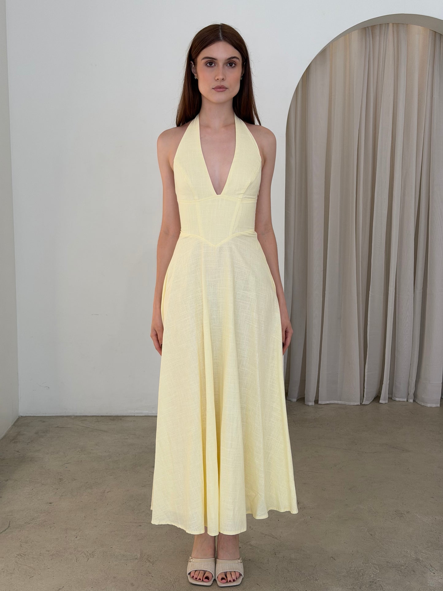 MAIA DRESS - BUTTER