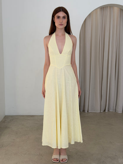 MAIA DRESS - BUTTER