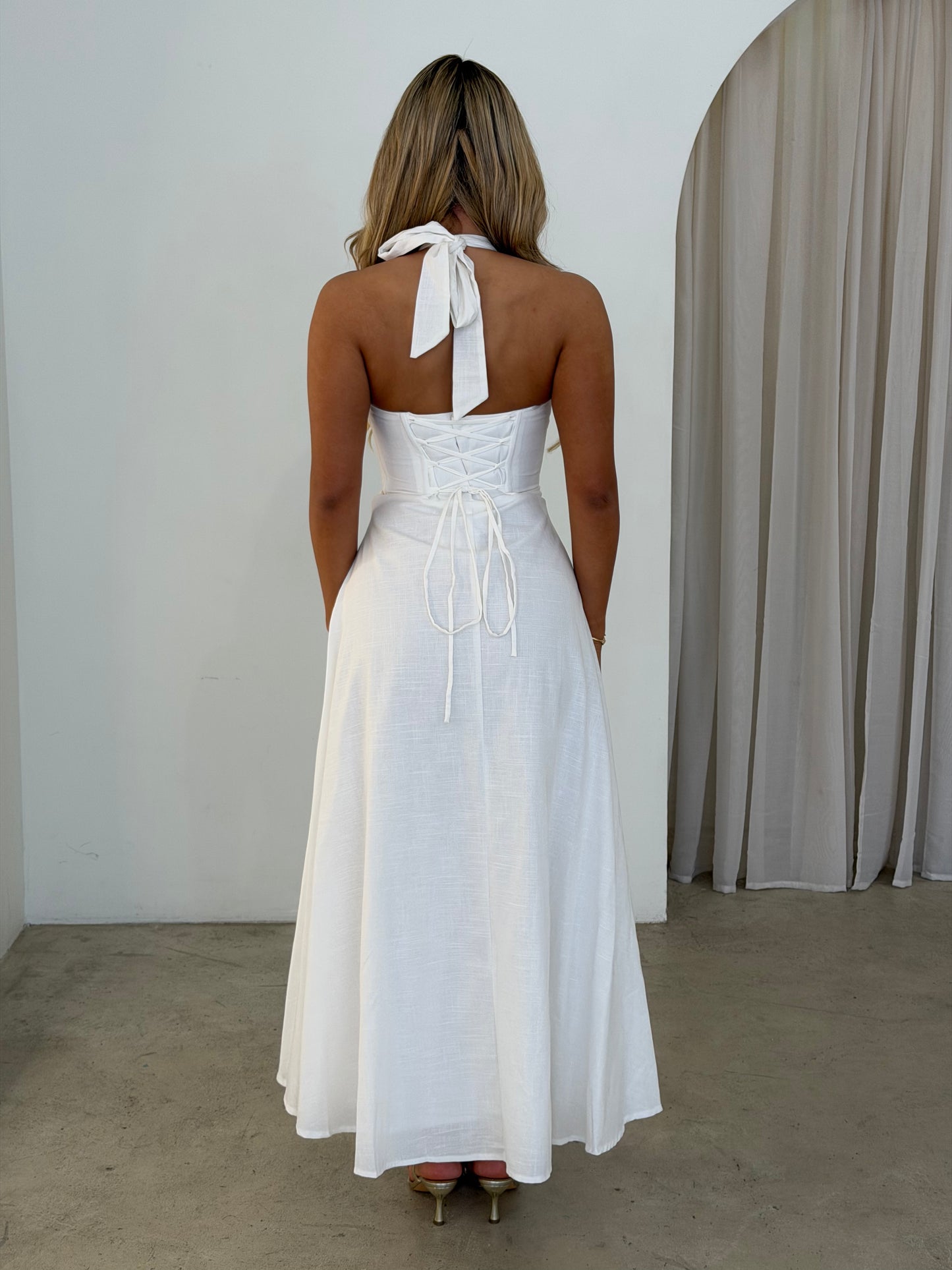 MAIA DRESS - WHITE