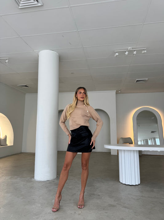 ELISE SKORT/SKIRT - BLACK