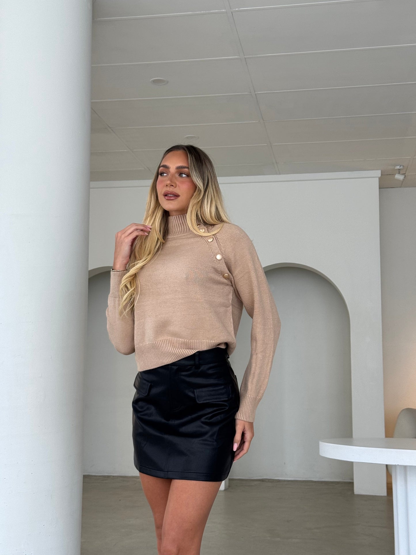 ELISE SKORT/SKIRT - BLACK