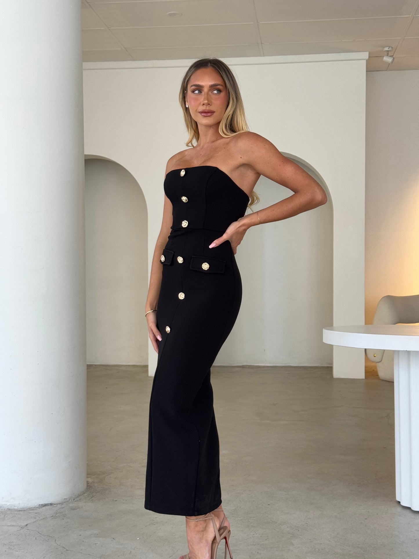 HANNAH DRESS - BLACK
