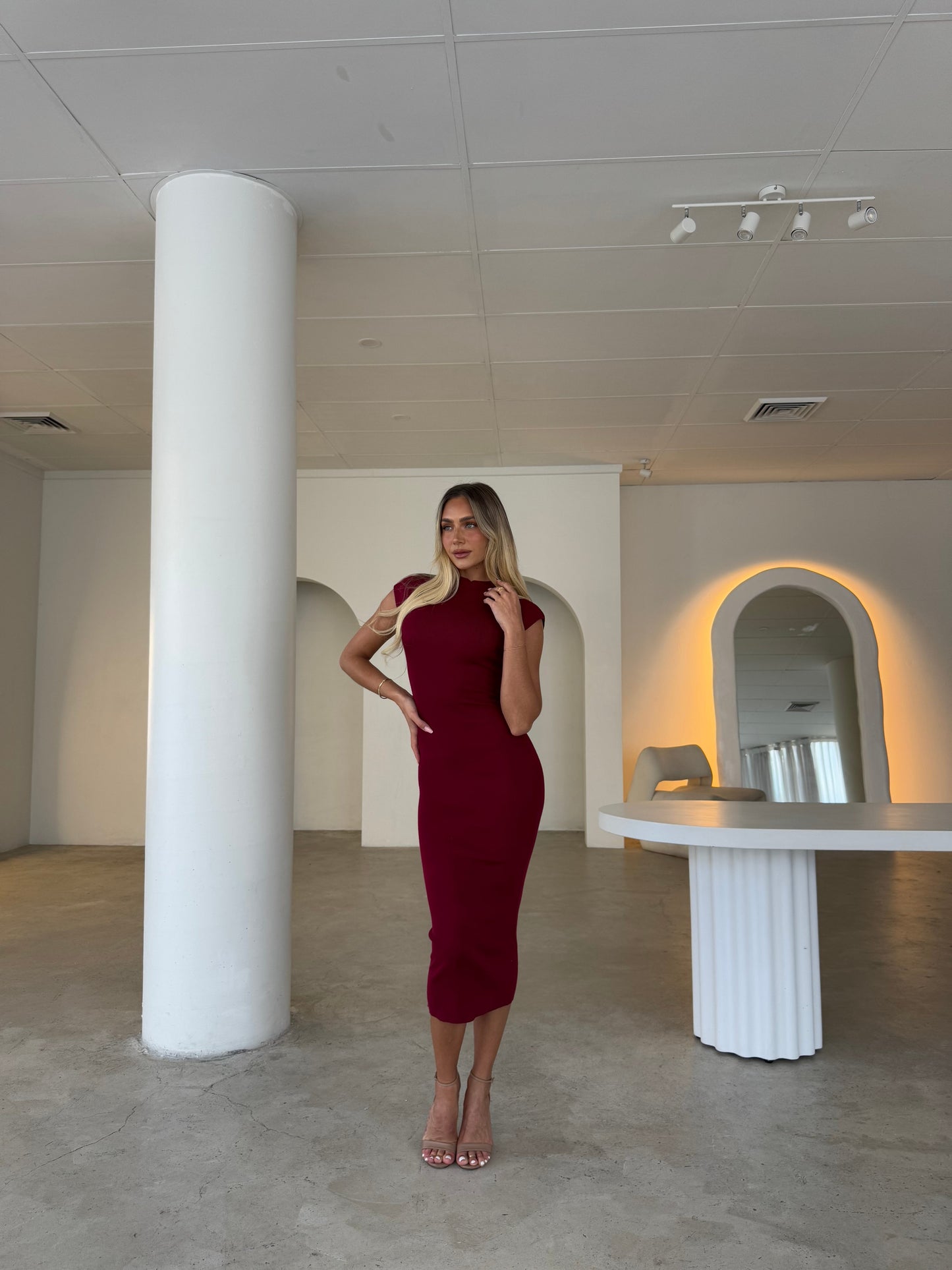 ALINA DRESS - RED