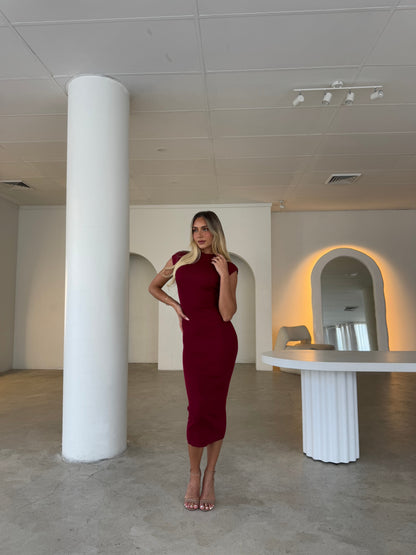 ALINA DRESS - RED