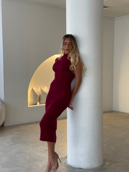 ALINA DRESS - RED