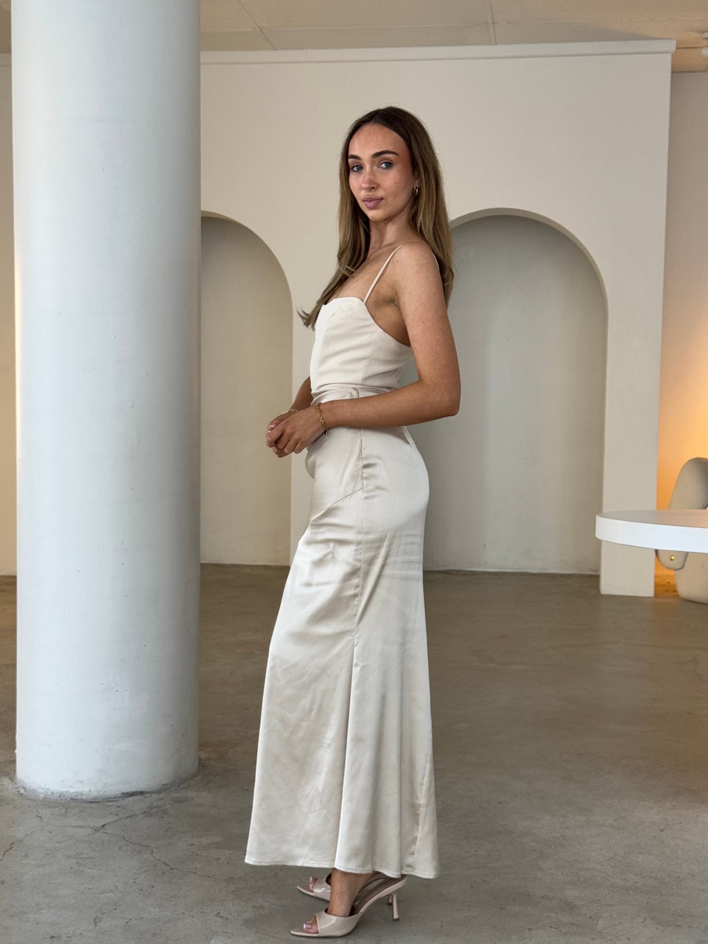 CLIO DRESS - CHAMPAGNE