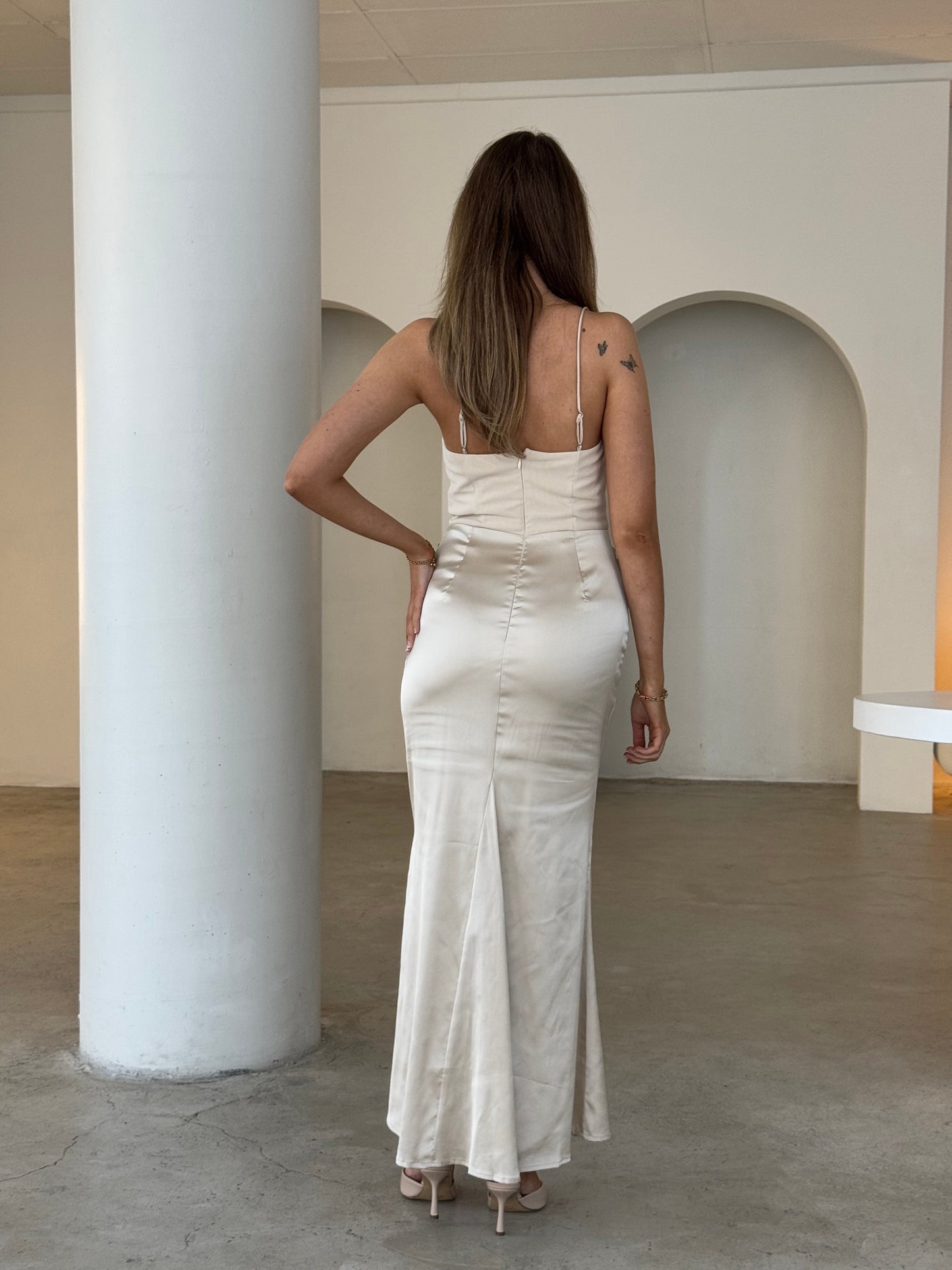 CLIO DRESS - CHAMPAGNE