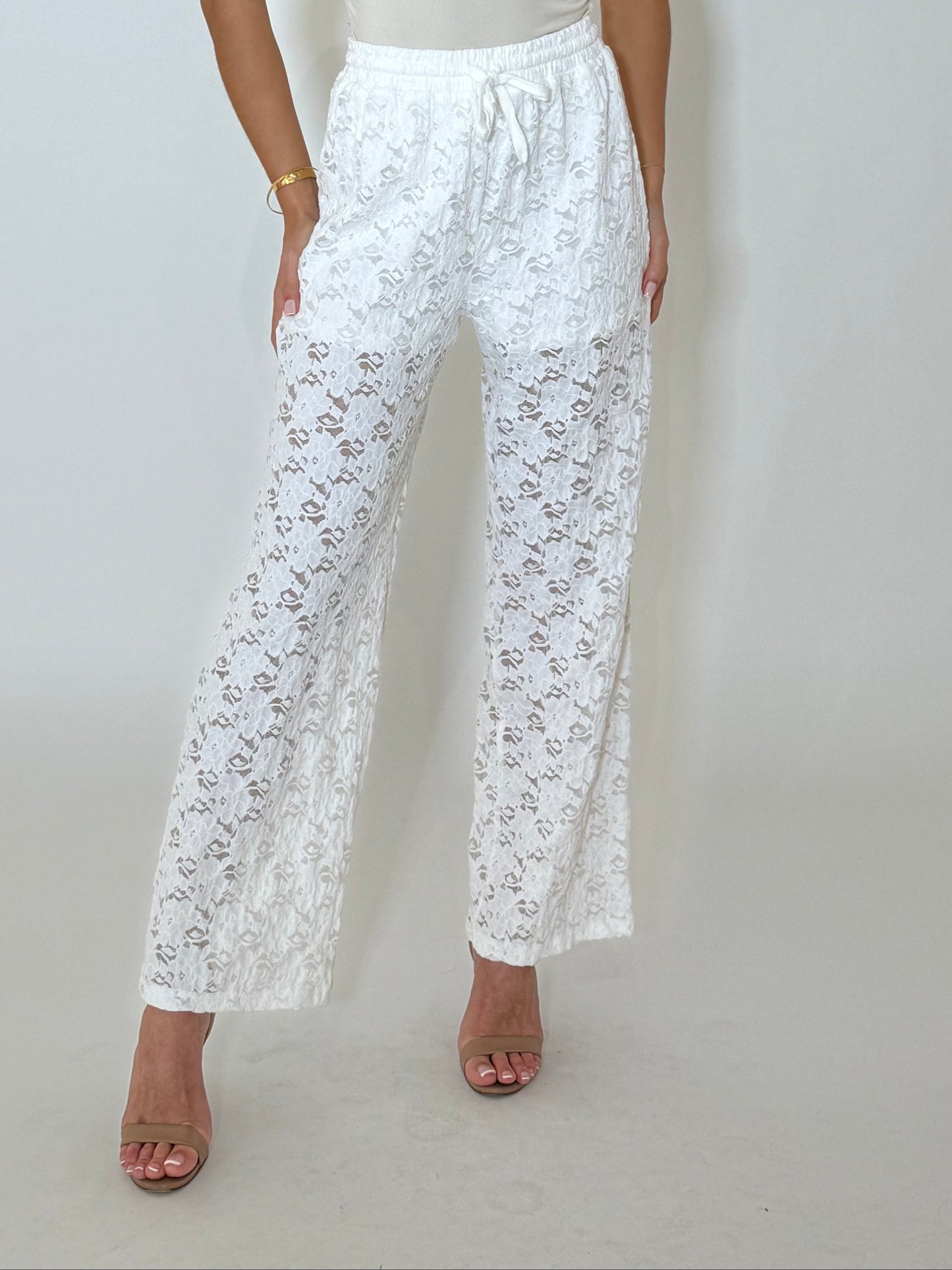KAYLA PANTS - WHITE