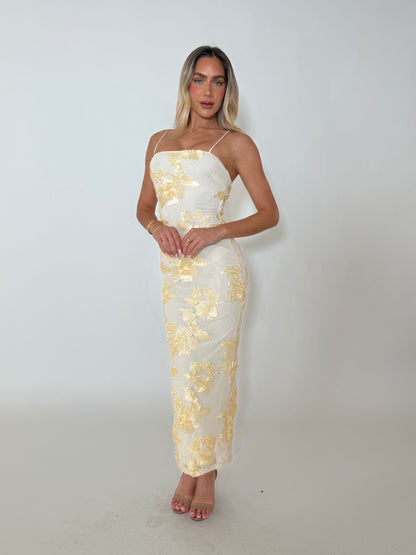 RILEY DRESS - YELLOW