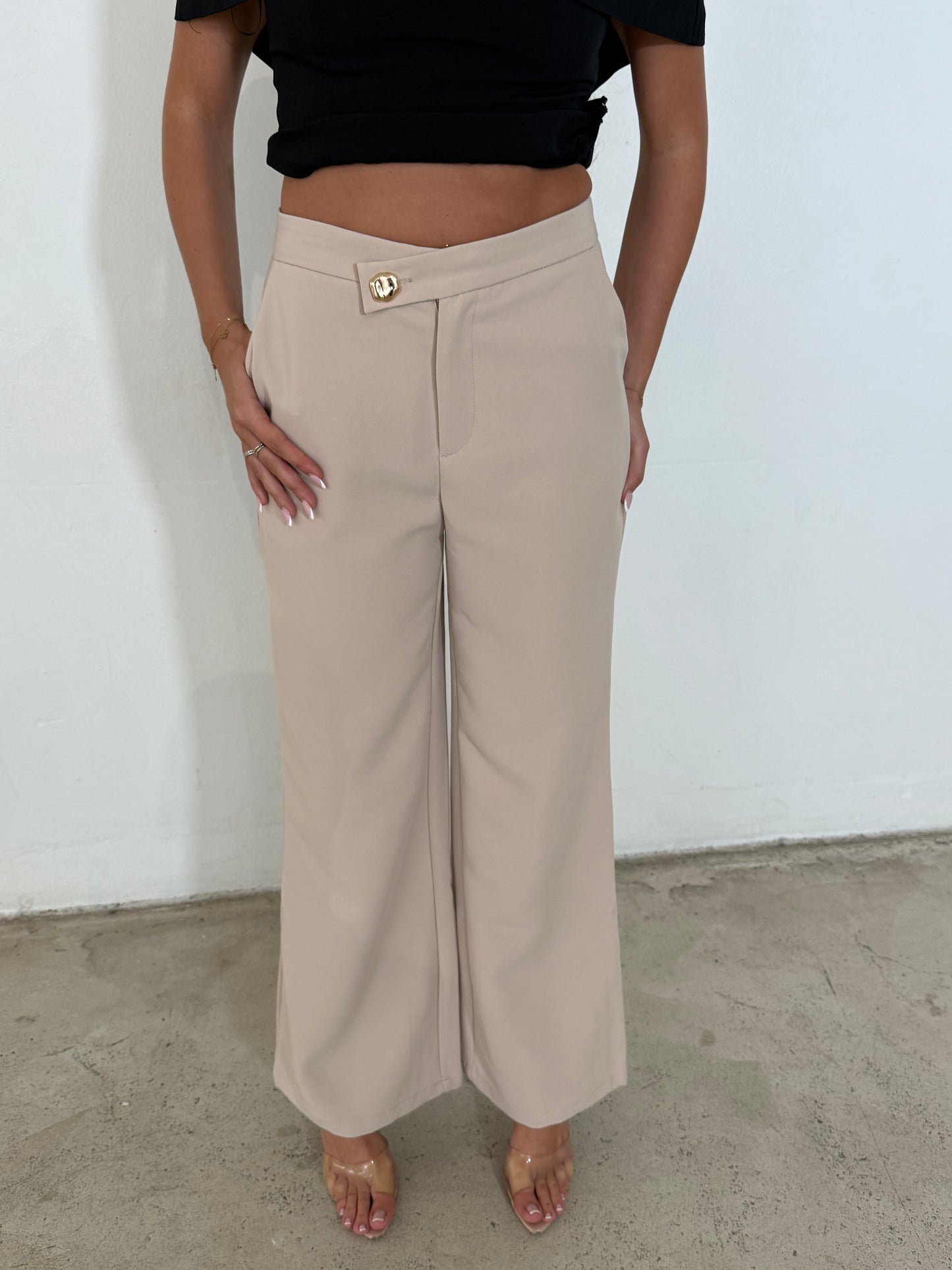 WILLA PANTS - BEIGE
