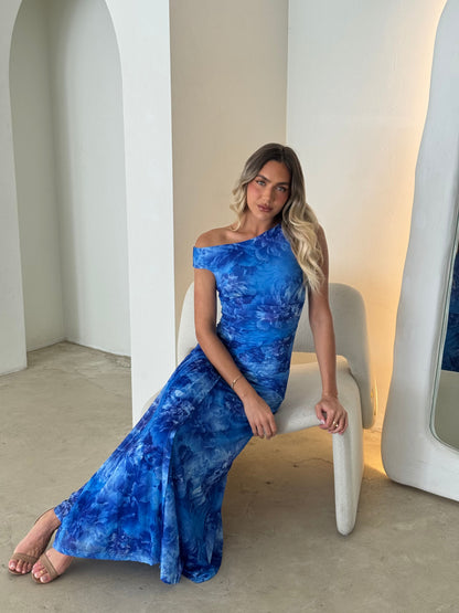 MARSHA DRESS - BLUE