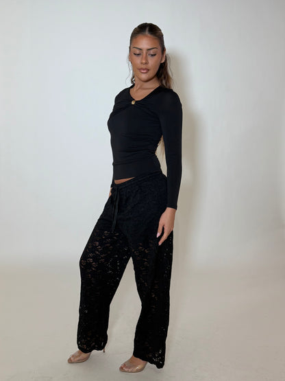KAYLA PANTS - BLACK