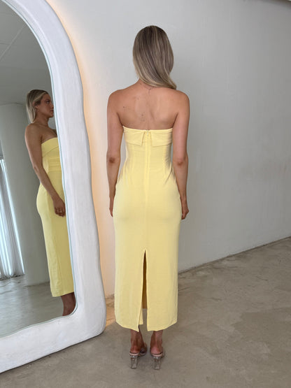 NINA DRESS - YELLOW