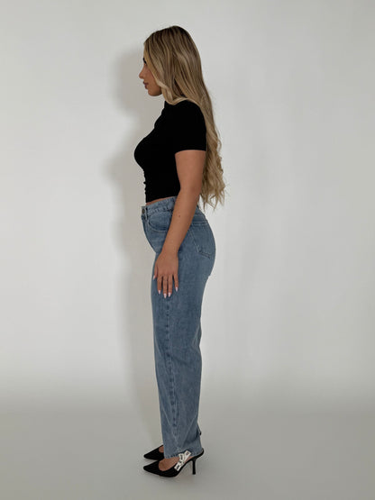 DIDI JEANS - MID BLUE DENIM