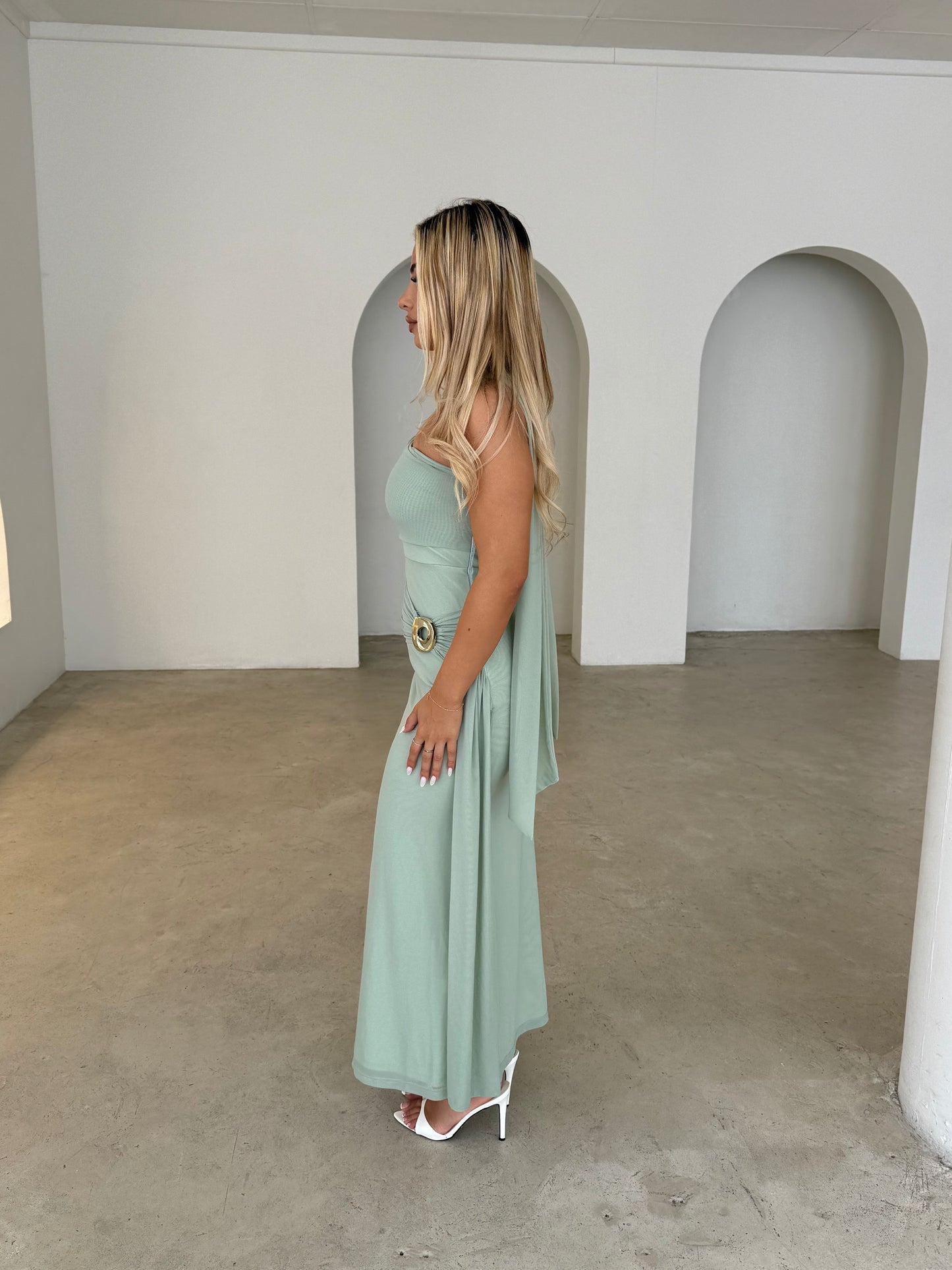 CASE DRESS - SAGE