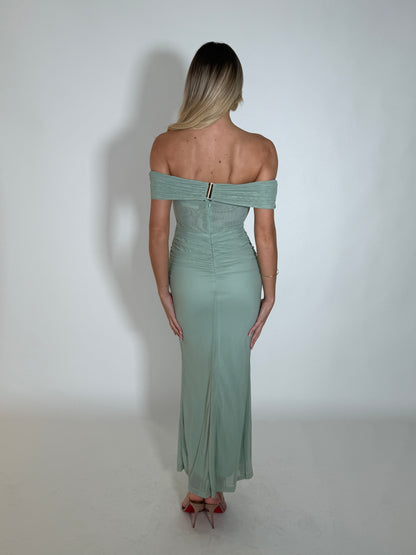 ADELAIDE DRESS - SAGE
