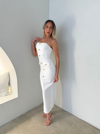 HANNAH DRESS - WHITE