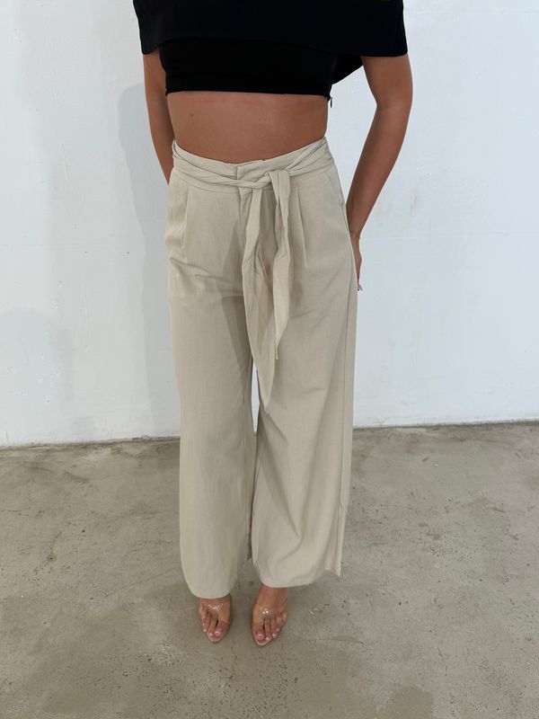 TIANA PANTS - BEIGE