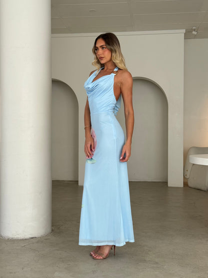 CHARLOTTE DRESS - BLUE