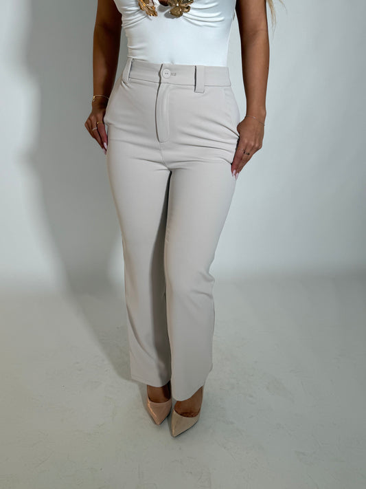 LANA PANTS - BEIGE