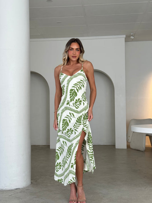 JASMIN DRESS - GREEN