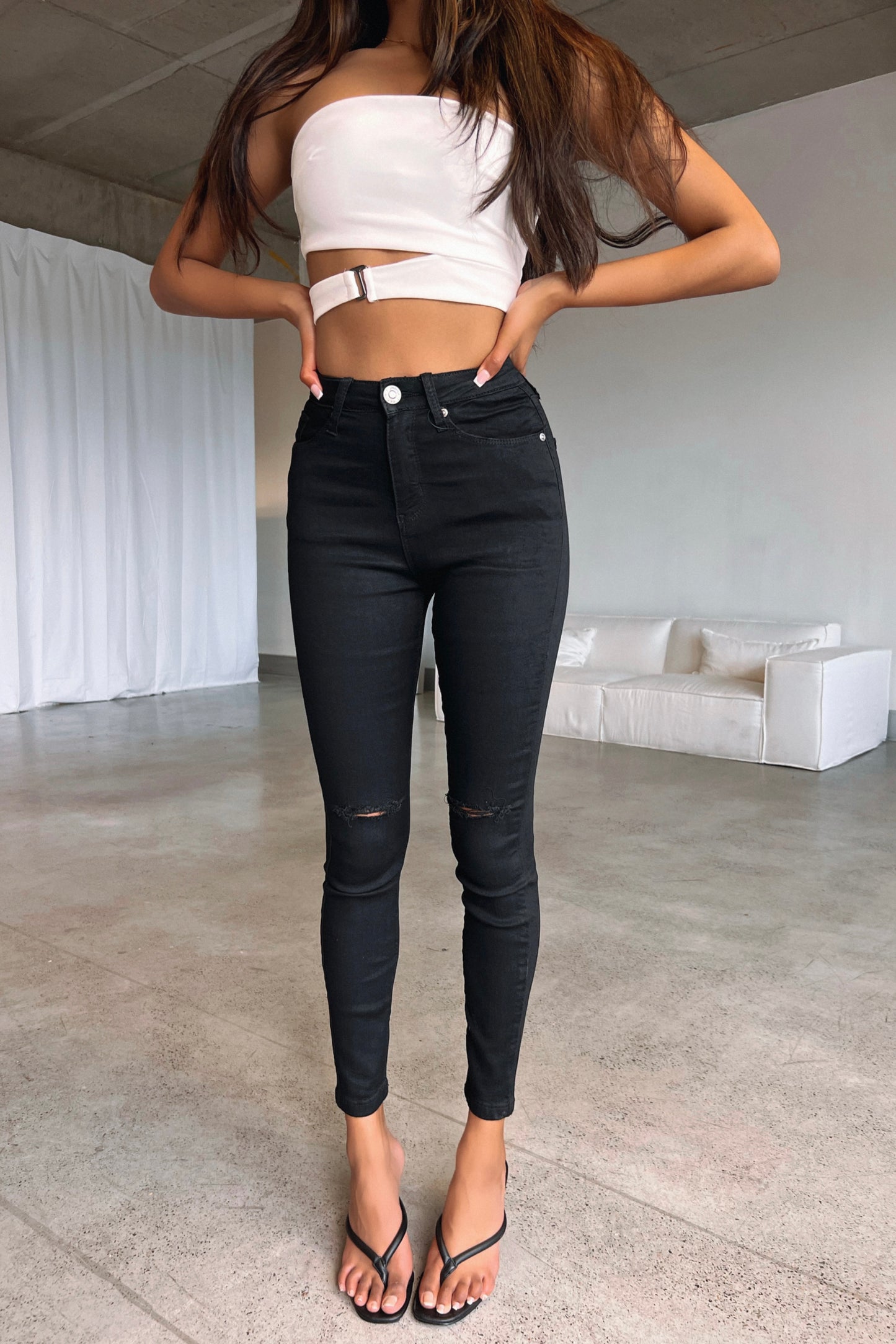 GOOD TIME JEANS - BLACK