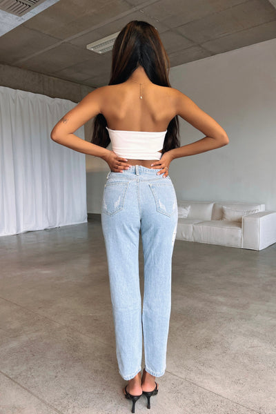 MALIBU BOYFRIEND JEANS - LIGHT DENIM