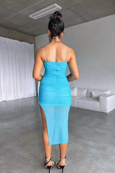 EVOLUTION DRESS - BLUE