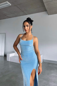 LENNOX DRESS - BLUE